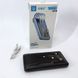 Портативное зарядное устройство на 10000mAh, Power Bank на солнечной батарее, зарядка. Цвет: черный ws93361-2 фото 15