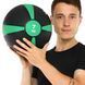 Медбол мяч медицинский Medicine Ball Zelart FI-5122-7 7кг серый-зеленый FI-5122-7 фото 6