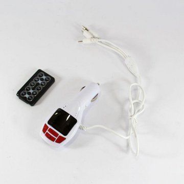 Фм-модулятор, трансмиттер FM MOD CM 7010 c зарядкой для телефона, Фм модулятор блютуз в машину ws79652 фото