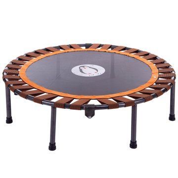 Фитнес батут для джампинга складной круглый FI-2905 o101см черный-оранжевый FI-2905 фото