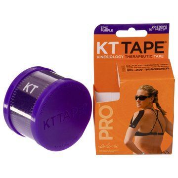 Кінезіо тейп нарізаний для обличчя та тіла Kinesio tape KTTP ORIGINAL SP-Sport BC-4784 20 штук фіолетовий BC-4784 фото