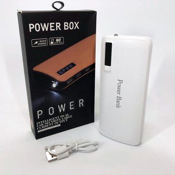 Портативное Зарядное Устройство Павербанк 50000 mAh 3хUSB Power Bank Smart Tech. Цвет: белый ws64443-2 фото