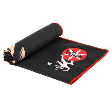 Полотенце спортивное из микрофибры MadWave NINJA M076104101W 80х40см черный M076104101W фото