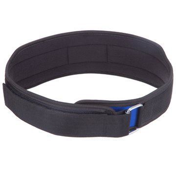Пояс атлетический текстильный Zelart SB-165521 спинка-10см размер-XS-XXL синий SB-165521 фото