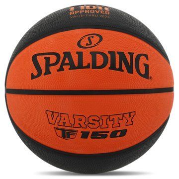 Мяч баскетбольный резиновый SPALDING 84621Z VARSITY FIBA TF 150 размер 6 оранжевый-черный 84621Z фото