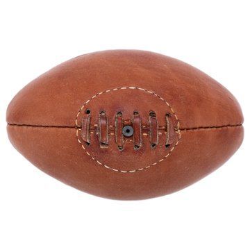 Мяч для регби Retro Vintage Style Leather коричневый винтажный декор для дома или винтажной комнаты F-0266 размер 17х10см F-0266 фото
