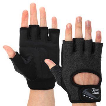 Перчатки для фитнеса и тренировок HARD TOUCH FG-001 XS-L черный FG-001 фото