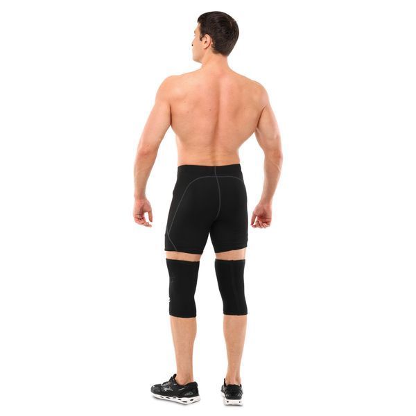Наколенники для приседа и пауэрлфтинга 2штуки SQUAT KNEECAP EZOUS A-01 S-XL черный XL A-01 фото