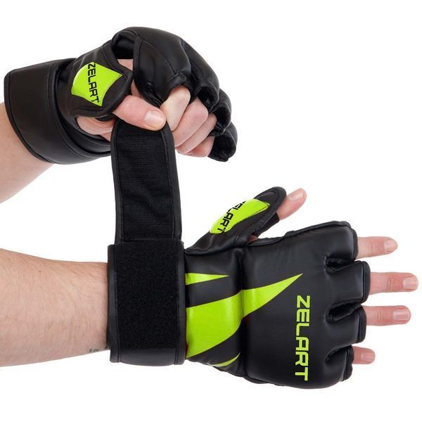 Перчатки для смешанных единоборств MMA Zelart BO-8355 M-XL цвета в ассортименте L BO-8355 фото