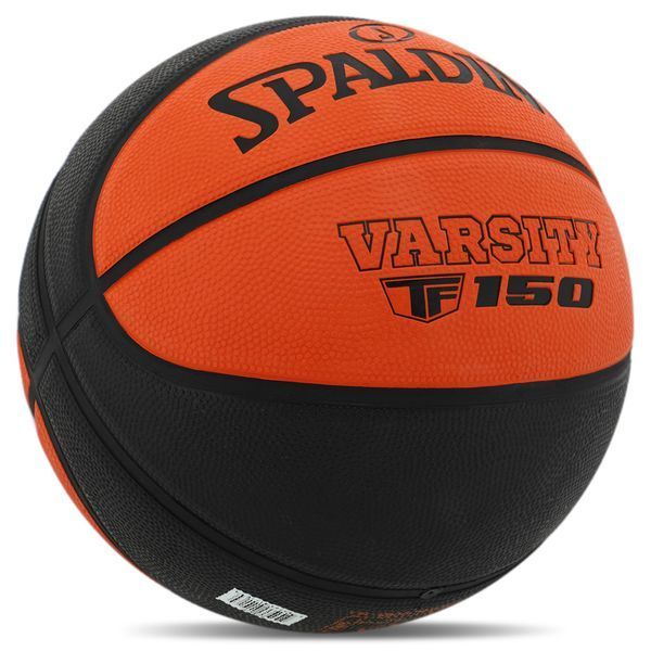 Мяч баскетбольный резиновый SPALDING 84621Z VARSITY FIBA TF 150 размер 6 оранжевый-черный 84621Z фото