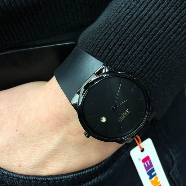 Часы наручные мужские SKMEI 1509BK, оригинальные мужские часы, мужские часы стильные часы на руку ws25936 фото