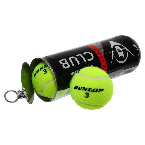 Мячи для большого тенниса DUNLOP CLUB AC DL601334 3шт салатовый DL601334 фото