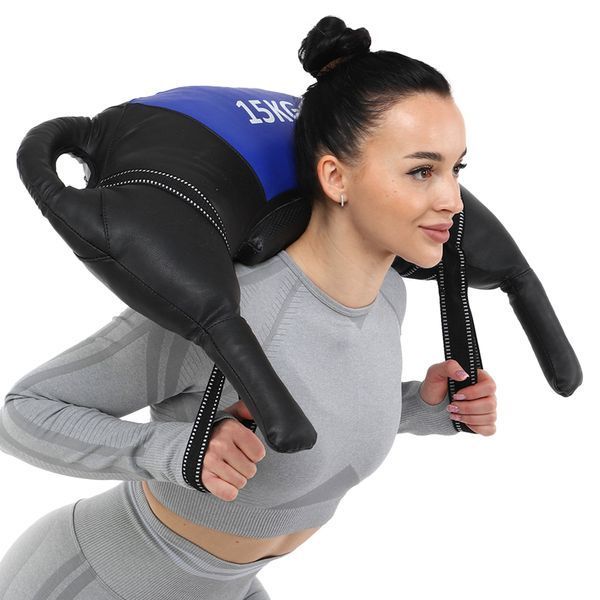 Мешок Болгарский Bulgarian bag Zelart TA-7826-15 вес-15кг черный-синий TA-7826-15 фото