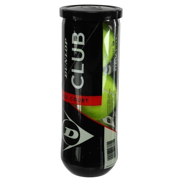 Мячи для большого тенниса DUNLOP CLUB AC DL601334 3шт салатовый DL601334 фото
