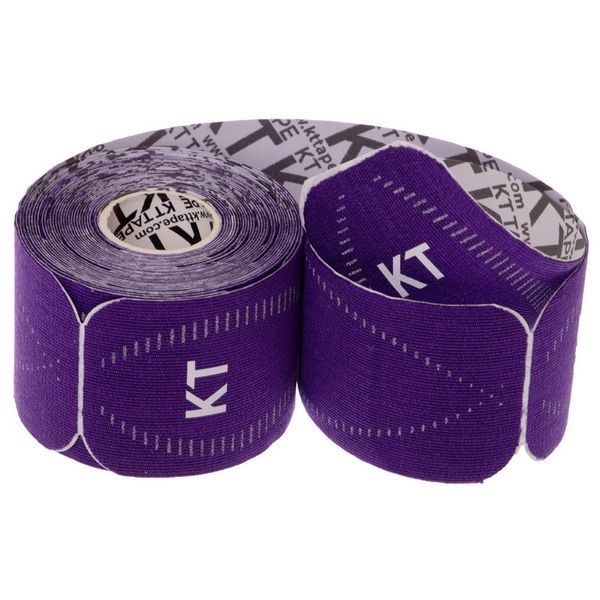 Кінезіо тейп нарізаний для обличчя та тіла Kinesio tape KTTP ORIGINAL SP-Sport BC-4784 20 штук фіолетовий BC-4784 фото