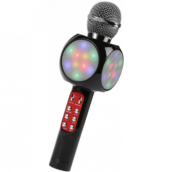 Беспроводной микрофон караоке bluetooth WSTER WS-1816. Цвет: черный ws38518 фото