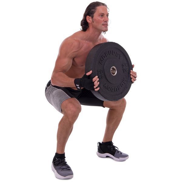 Бамперні диски гумові Bumper Plates MDbuddy TA-2676-20 51мм 20кг чорний TA-2676-20 фото