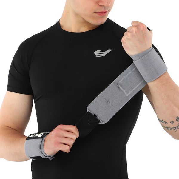 Бинты кистевые для жима STRENGTH WRIST WRAPS (SOLID SUPPOR) EZOUS C-04 2штуки фиолетовый C-04 фото