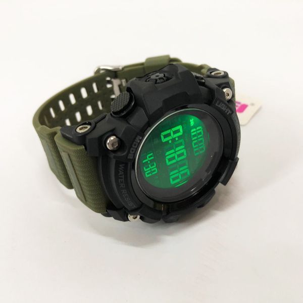 Часы наручные мужские SKMEI 1384AG ARMY GREEN, часы тактические противоударные. Цвет: зеленый ws97736 фото
