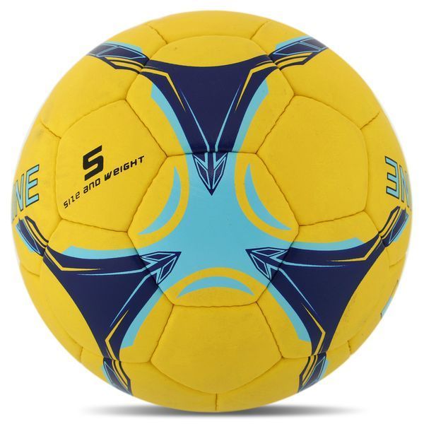 М'яч футбольний BALLONSTAR UKRAINE FB-7983 №5 PU жовтий-синій FB-7983 фото