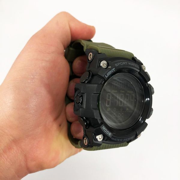 Часы наручные мужские SKMEI 1384AG ARMY GREEN, часы тактические противоударные. Цвет: зеленый ws97736 фото