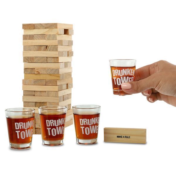 Дженга пьяная башня настольная игра SP-Sport Drunken Tower Jenga GB076-1B дерево GB076-1B фото