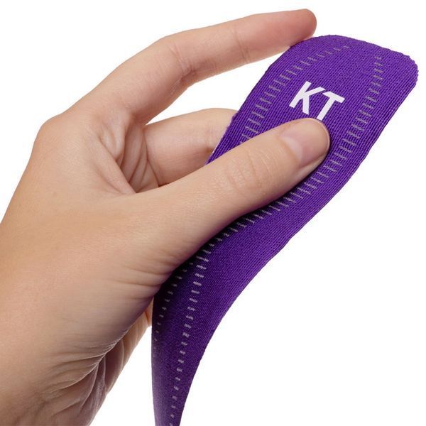 Кінезіо тейп нарізаний для обличчя та тіла Kinesio tape KTTP ORIGINAL SP-Sport BC-4784 20 штук фіолетовий BC-4784 фото