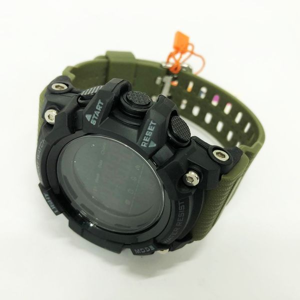 Часы наручные мужские SKMEI 1384AG ARMY GREEN, часы тактические противоударные. Цвет: зеленый ws97736 фото
