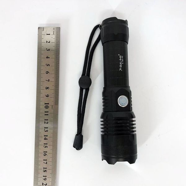 Фонарь аккумуляторный X-Balog BL-B88-P90, яркий фонарик, качественный фонарик, мощный ручной фонарик ws27893 фото