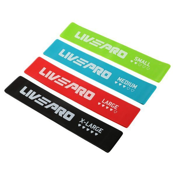 Набір резинок для вправ стрічки опору LOOP BANDS LiveUp LP8412 4шт кольори в асортименті LP8412 фото