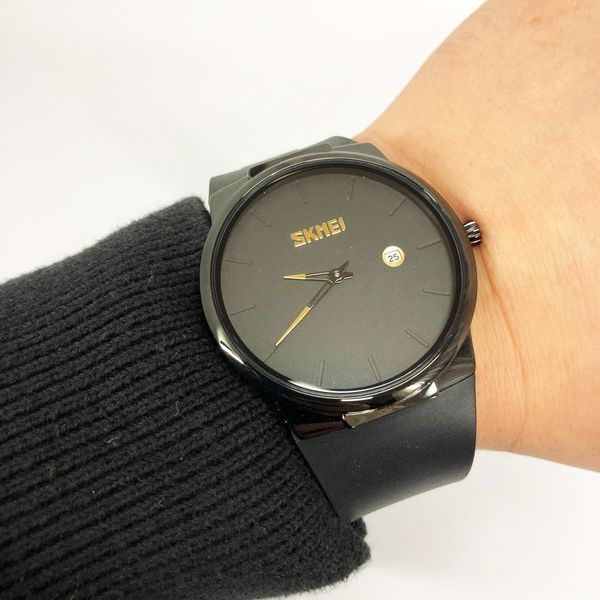 Часы наручные мужские SKMEI 1509BK, оригинальные мужские часы, мужские часы стильные часы на руку ws25936 фото