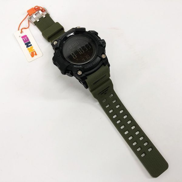 Часы наручные мужские SKMEI 1384AG ARMY GREEN, часы тактические противоударные. Цвет: зеленый ws97736 фото