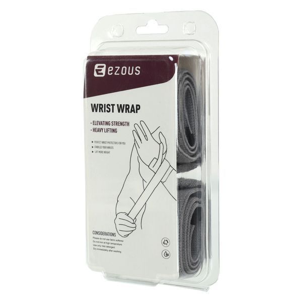 Бинты кистевые для жима STRENGTH WRIST WRAPS (SOLID SUPPOR) EZOUS C-04 2штуки фиолетовый C-04 фото