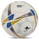М'яч футбольний SOCCERMAX FB-9492 №5 PU білий-синій-золотий FB-9492 фото 2