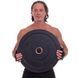 Бамперні диски гумові Bumper Plates MDbuddy TA-2676-20 51мм 20кг чорний TA-2676-20 фото 5