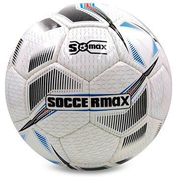 Мяч футбольный SOCCERMAX FIFA EN-10 №5 PU белый-черный EN-10 фото