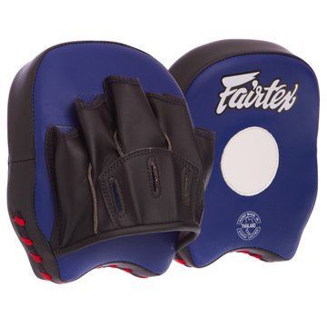 Мини-лапа боксерская изогнутая тренировочная Кожвинил FAIRTEX FMV14 19x17x5см 2штуки цвета в ассортименте FMV14 фото