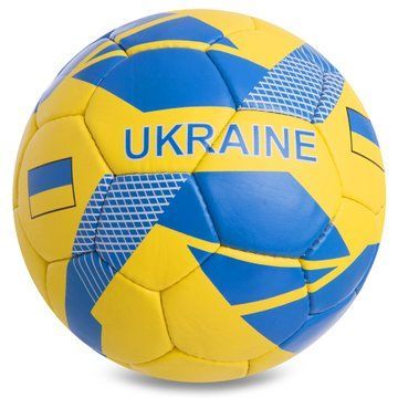 М'яч футбольний BALLONSTAR UKRAINE FB-0745 №5 PU жовтий-блакитний FB-0745 фото