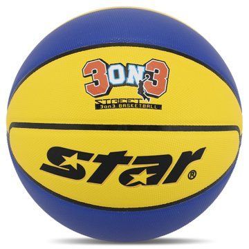 Мяч баскетбольный STAR 3ON3 BB4136C размер 6 желтый-синий BB4136C фото