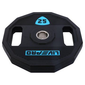 Блины диски полиуретановые 2 Handle металлическая втулка LiveUp LP8023-25 o51мм 25кг черный LP8023-25 фото