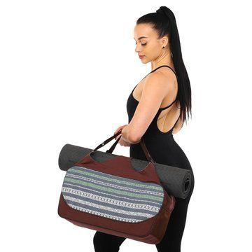 Сумка для йоги KINDFOLK Yoga bag SP-Sport FI-8366-3 серый-синий FI-8366-3 фото