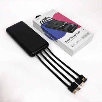 Павербанк Power Bank UKC 50000mAh Мобильная зарядка внешний аккумулятор портативный павер. Цвет: черный ws81727 фото