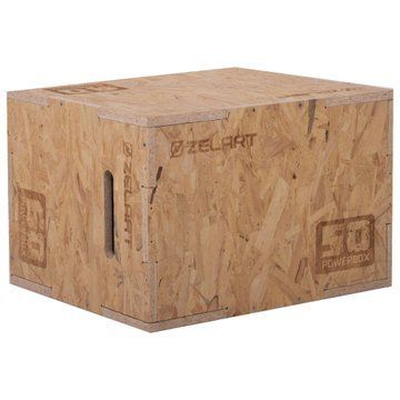 Бокс плиометрический тумба для кроссфита Плиобокс Wood Plyo box Zelart FI-3636-1 1шт 60см светло-коричневый FI-3636-1 фото