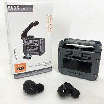 Беспроводные наушники M25, Bluetooth 5.3, механические армированные двойного режима игровые ws45974 фото