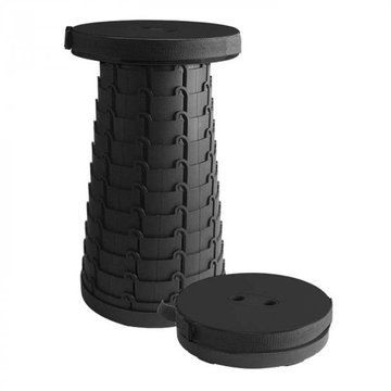 Раскладной стул, складной табурет Retractable Stool. Цвет: черный ws83974 фото