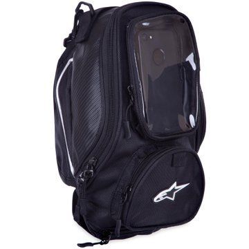 Мотосумка на бак мотоцикла на магнитах Alpinestar MS-5938 черный-белый MS-5938 фото