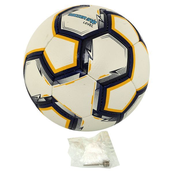 М'яч футбольний SHINE SOCCER STAR FB-6044 №5 PU FB-6044 фото