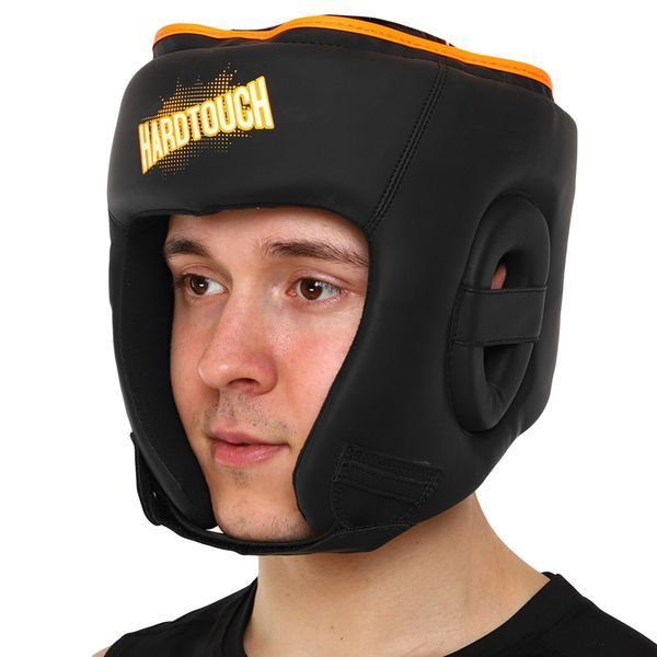 Шлем боксерский открытый PU HARD TOUCH BO-4440 S-XL цвета в ассортименте XL BO-4440 фото