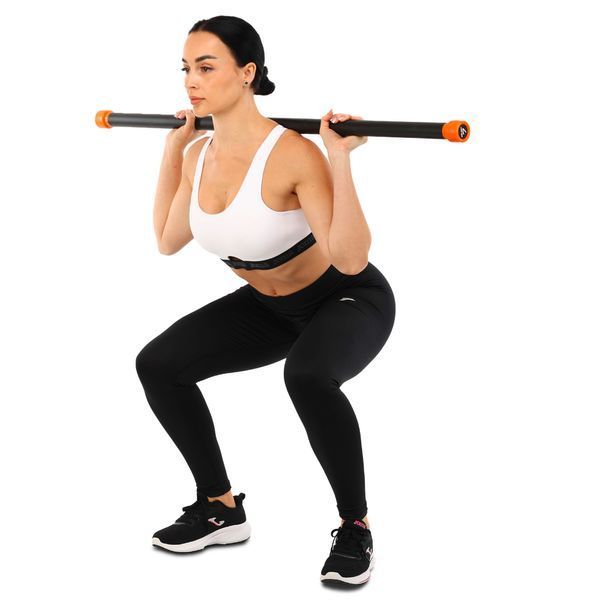 Бодибар Body Bar Zelart FI-4776-7 вес 7кг черный-оранжевый FI-4776-7 фото