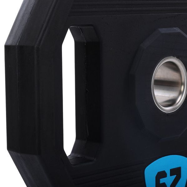 Блины диски полиуретановые 2 Handle металлическая втулка LiveUp LP8023-25 o51мм 25кг черный LP8023-25 фото